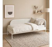 Argos Home Brixton Single Metal Guest Bed Frame - Natural