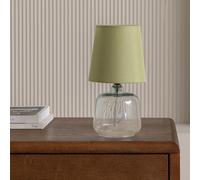 Argos Home Cabras Glass Table Lamp - Sage