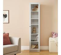 Argos Home Carla 1 Door Display Cabinet - White