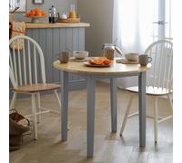 Argos Home Chicago Solid Wood 2-4 Seater Dining Table - Grey