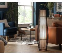 Argos Home Chocolate Rattan Floor Lamp