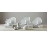 Argos Home Coupe 12 Piece Porcelain Dinner Set - Super White