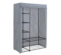 Argos Home Covered Double Wardrobe with Storage - Grey
