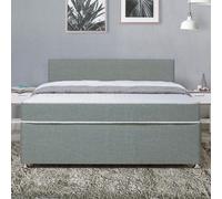 Argos Home Devon Double 2 Drawer Divan Bed - Grey