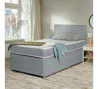 Argos Home Devon Single Side Slide Divan Bed - Grey