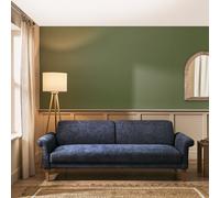 Argos Home Douglas Fabric 3 Seater Clic Clac Sofa Bed - Blue