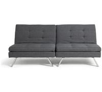 Argos Home Duo Fabric 2 Seater Clic Clac Sofa Bed - Charcoal
