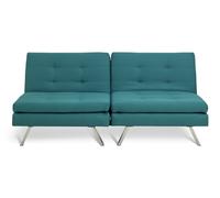 Argos Home Duo Fabric Clic Clac Sofa Bed - Teal