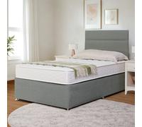 Argos Home Elmdon Deep Ortho Single Divan Bed - Grey