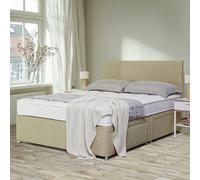 Argos Home Elmdon Kingsize 4 Drawer Divan Bed - Natural