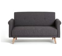 Argos Home Evie Fabric 2 Seater Sofa in a Box - Charcoal