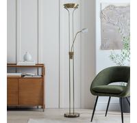 Argos Home Father&Child Uplighter Floor Lamp - Antique Brass