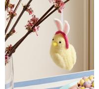 Argos Home Felt Yellow Chick with Bunny Ears Ornament
