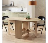 Argos Home Folding 4 - 6 Seater Table - Light Oak Effect