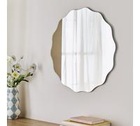 Argos Home Frameless Wavy Edge Round Mirror - 60x60cm