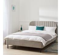 Argos Home Fulford Kingsize Fabric Bed Frame - Grey