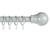 Argos Home Grey Extendable Curtain Pole - 110cm - 300cm