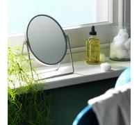 Argos Home Grey Metal Round Pedestal Swivel Mirror - 21x19cm