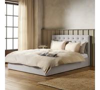 Argos Home Halstead Double End Lift Ottoman Bed - Grey