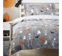 Argos Home Happy Halloween Grey Kids Bedding Set - Single