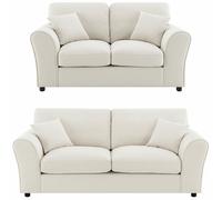 Argos Home Harry Chenille 2 Seater & 3 Seater Sofa - Natural
