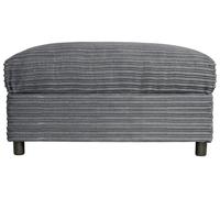 Argos Home Harry Fabric Storage Footstool - Light Grey