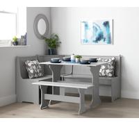 Argos Home Haversham Dining Corner Set with Bench - Grey