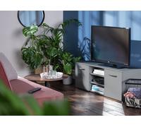 Argos Home Hayward 2 Door Small TV Unit - Grey Gloss