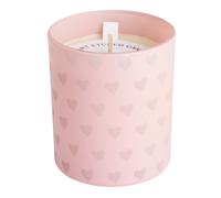 Argos Home Heart Etched Candle - Pink