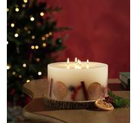 Argos Home Inclusion Multiwick Candle - Christmas Spice