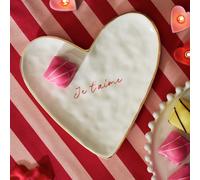 Argos Home Je t'aime Heart Plate