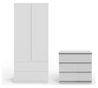 Argos Home Jenson 2 Piece Furniture Set - Matte White