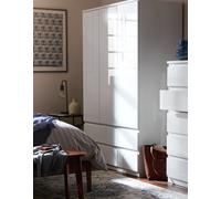Argos Home Jenson 3 Door 4 Drawer Wardrobe - Matte White