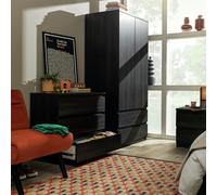 Argos Home Jenson 3 Piece 2 Door Wardrobe Set- Black