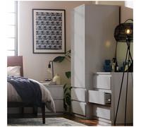 Argos Home Jenson 3 Piece 2 Door Wardrobe Set - Gloss Grey