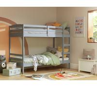 Argos Home Josie Grey Bunk Bed and 2 Kids Mattresses - Grey