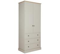 Argos Home Kensington 2Dr 3Drw Wardrobe - Grey & Oak Effect
