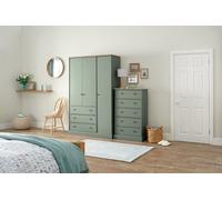 Argos Home Kensington 3 Door 3 Drawer Wardrobe - Sage Green