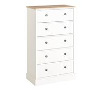 Argos Home Kensington 5 Drawer Chest - Ivory