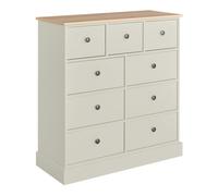 Argos Home Kensington 9 Drawer Chest - Grey