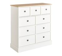 Argos Home Kensington 9 Drawer Chest - Ivory