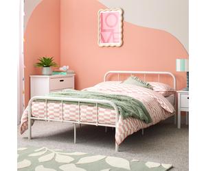 Argos Home Kids Charlie Small Double Metal Bed Frame - White