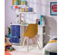 Argos Home Kids Malibu 3 Drawers Desk - Blue & White