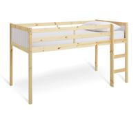 Argos Home Kids Single Mid Sleeper Bed Frame - White & Pine