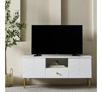 Argos Home Kyler 2 Door 1 Drawer TV Unit - White