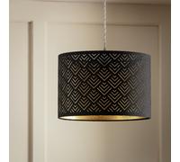 Argos Home Lasercut Black Easy Fit Lampshade - 30cm
