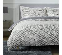 Argos Home Leopard Print Grey Bedding Set - Double