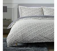 Argos Home Leopard Print Grey Bedding Set - Superking