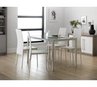 Argos Home Lido White Dining Table & 4 White Chairs
