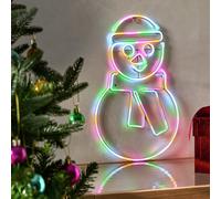 Argos Home Light Up Neon Snowman Christmas Decoration